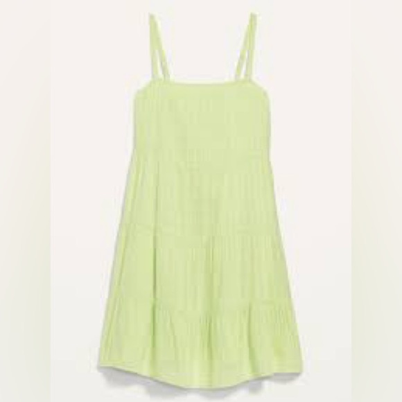 Old Navy Dresses & Skirts - Old Navy Sleeveless Tiered Dobby Swing Dress NWOT